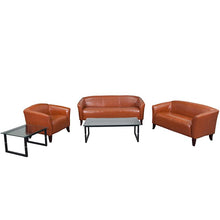 Load image into Gallery viewer, Reception Set in Cognac LeatherSoft