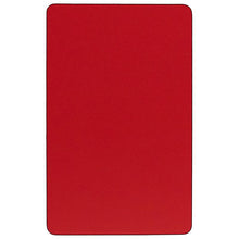 Load image into Gallery viewer, 30''W x 72''L Rectangular Red HP Activity Table - Height Adjustable Short Legs