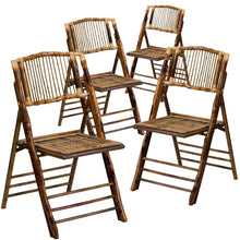 Load image into Gallery viewer, 4 Pk. American Champion Bamboo Folding Chair