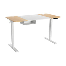Load image into Gallery viewer, 55 x 28 Inch Electric Adjustable Sit to Stand Desk with USB Port-Natural