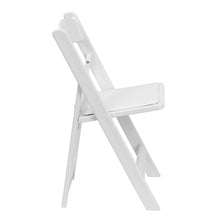 Load image into Gallery viewer, Folding Chair - White Resin - 2 Pack 800LB Weight Capacity