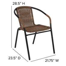 Load image into Gallery viewer, Set of 2 Contemporary Patio Chairs for Indoor and Outdoor Use