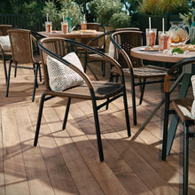 Load image into Gallery viewer, Set of 2 Contemporary Patio Chairs for Indoor and Outdoor Use