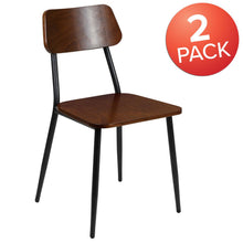 Load image into Gallery viewer, Set of 2 Commercial Grade Industrial Style Dining Chairs