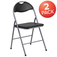 Load image into Gallery viewer, Set of 2: Padded Metal Folding Chair