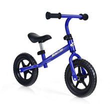 Load image into Gallery viewer, Kids No Pedal Balance Bike with Adjustable Handlebar and Seat-Blue