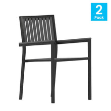 Load image into Gallery viewer, Set of 2 Indoor/Outdoor Stacking Club Chairs