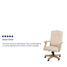 Load image into Gallery viewer, Ivory Microfiber Classic Executive Swivel Office Chair