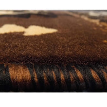 Load image into Gallery viewer, 2' x 7' Chocolate Traditional Southwestern Area Rug - Olefin Fibers
