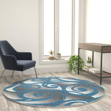 Load image into Gallery viewer, Sculpted High-Low Pile 8' x 10' Area Rug for Indoor Use