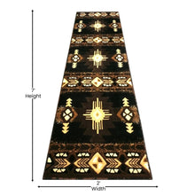 Load image into Gallery viewer, Southwestern Style 2' x 3' Area Rug for Indoor Use
