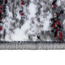 Load image into Gallery viewer, 2' x 10' Red Abstract Area Rug - Olefin Rug