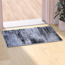Load image into Gallery viewer, 2' x 3' Gray Abstract Scraped Area Rug - Olefin Rug