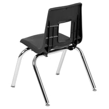 Load image into Gallery viewer, Advantage Black Student Stack School Chair - 14-inch