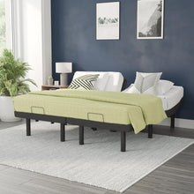 Load image into Gallery viewer, Adjustable Upholstered Bed Base & Independent Head/Foot Incline -Twin XL - Black