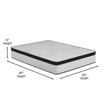 Load image into Gallery viewer, Firm 12 Inch Hybrid Pocket Spring Mattress, Queen Mattress in a Box