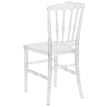 Load image into Gallery viewer, Elegance Crystal Ice Napoleon Stacking Chair