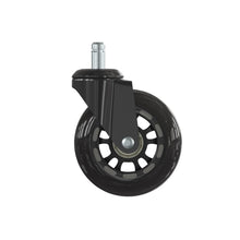 Load image into Gallery viewer, Polyurethane Replacement Rolling Wheels for Gaming and Office Chairs - Set of 5