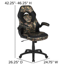 Load image into Gallery viewer, X10 Gaming Chair Racing Office Computer Swivel Chair, Camouflage/Black