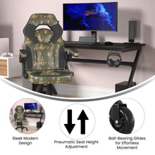 Load image into Gallery viewer, X10 Gaming Chair Racing Computer Chair, Camouflage/Black LeatherSoft