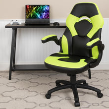 Load image into Gallery viewer, X10 Gaming Chair Racing Office Computer Swivel Chair, Neon Green/Black