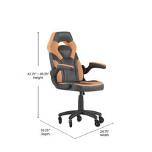 Load image into Gallery viewer, X10 Gaming Chair Racing Office Computer Chair, Orange/Black LeatherSoft