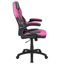 Load image into Gallery viewer, X10 Gaming Chair Racing Office Computer Swivel Chair, Pink/Black LeatherSoft