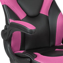 Load image into Gallery viewer, X10 Gaming Chair Racing Office Computer Swivel Chair, Pink/Black LeatherSoft