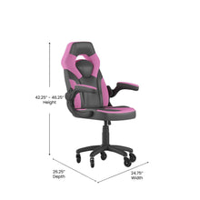 Load image into Gallery viewer, X10 Gaming Chair Racing Office Computer Chair, Pink/Black LeatherSoft