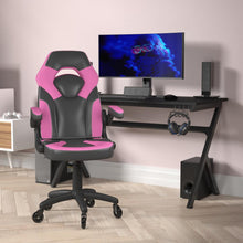 Load image into Gallery viewer, X10 Gaming Chair Racing Office Computer Chair, Pink/Black LeatherSoft