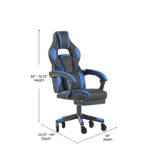 Load image into Gallery viewer, X40 Gaming Chair Racing Computer Chair - Black/Blue