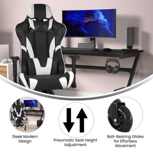Load image into Gallery viewer, X20 Gaming Chair Racing Office Computer Chair with Back and Roller Wheels