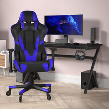 Load image into Gallery viewer, X20 Gaming Chair Racing Office Computer Chair with Back in Blue