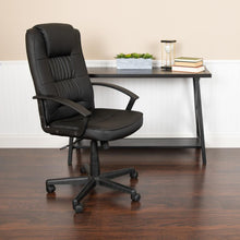 Load image into Gallery viewer, Flash Fundamentals High Back Black Task Office Chair with Arms