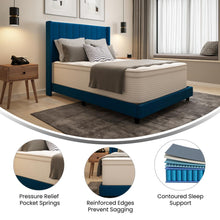 Load image into Gallery viewer, Full Mattress in a Box 14 Inch,Memory Foam Hybrid Pocket Spring Mattress