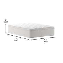Load image into Gallery viewer, Full Mattress in a Box 14 Inch,Memory Foam Hybrid Pocket Spring Mattress