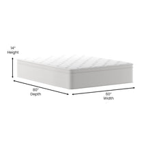 Load image into Gallery viewer, Queen Mattress in a Box 14 Inch, Memory Foam Hybrid Pocket Spring Mattress