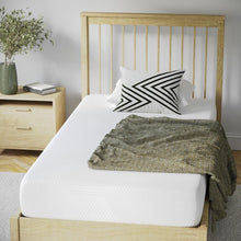 Load image into Gallery viewer, Modern Twin Size Charcoal and Green Tea Infused Mattress in a Box