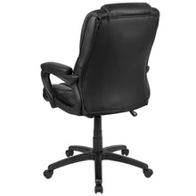Load image into Gallery viewer, Flash Fundamentals 400 lb. Rated Black Swivel Office Chair with Padded Arms