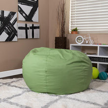 Load image into Gallery viewer, Oversized Solid Green Refillable Bean Bag Chair for All Ages