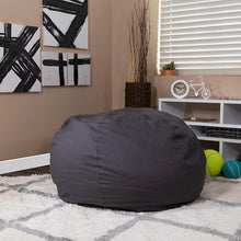 Load image into Gallery viewer, Oversized Solid Gray Refillable Bean Bag Chair for All Ages