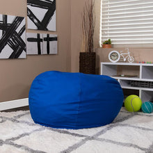 Load image into Gallery viewer, Oversized Solid Royal Blue Refillable Bean Bag Chair for All Ages
