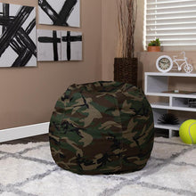 Load image into Gallery viewer, Small Camouflage Refillable Bean Bag Chair for Kids and Teens