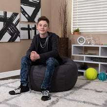 Load image into Gallery viewer, Small Solid Gray Refillable Bean Bag Chair for Kids and Teens