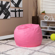 Load image into Gallery viewer, Small Solid Light Pink Refillable Bean Bag Chair for Kids and Teens