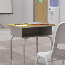 Load image into Gallery viewer, Student Desk - Open Book Box for Elementary - High School Grade Students