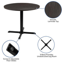 Load image into Gallery viewer, 36" Round Multi-Purpose Conference Table in Rustic Gray
