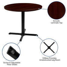 Load image into Gallery viewer, 36" Round Multi-Purpose Conference Table in Mahogany