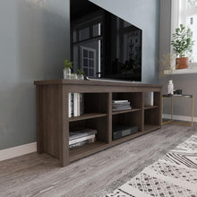 Load image into Gallery viewer, Farmhouse TV Stand for up to 80" TVs - 65" Engineered Wood in Espresso Finish