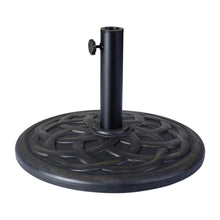 Load image into Gallery viewer, Universal Bronze Cement Patio Umbrella Base - 19.25" Diameter
